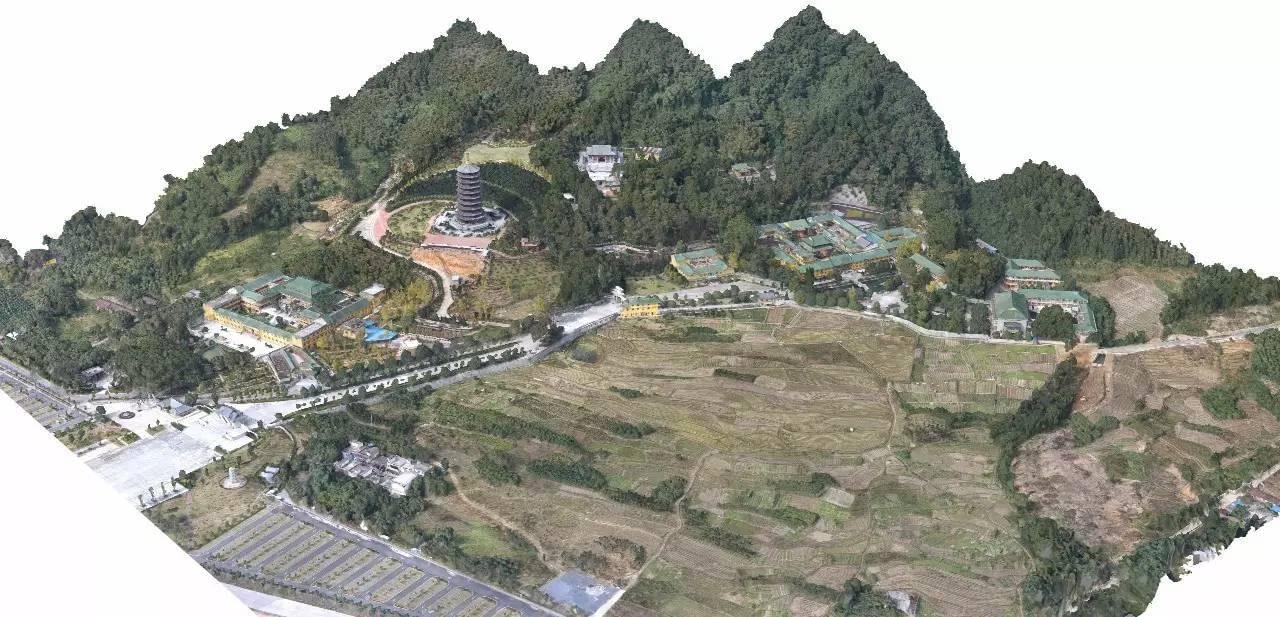 甘肃倾斜摄影在景区的实际效果